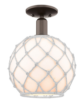 Innovations - 716-1C-OB-G121-10RW - One Light Semi-Flush Mount - Arcadia - Oil Rubbed Bronze