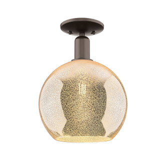 Innovations - 716-1C-OB-G128-10 - One Light Semi-Flush Mount - Arcadia - Oil Rubbed Bronze