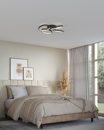 Hover One Light Flush Mount (CCFM-CC-GD)