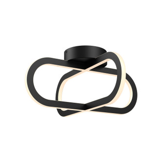 Dals - FDB-CC-BK - One Light Flush Mount - Atom - BK