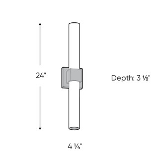 Noble Two LED Vanity (LEDVAN002-CC-24CH)