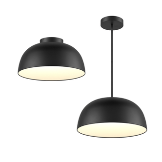 Dals - NAPF20-CC-BK - One Light Pendant And Flush Mount - Napa - BK