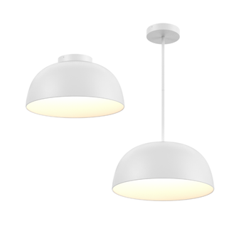 Dals - NAPF20-CC-WH - One Light Pendant And Flush Mount - Napa - WH
