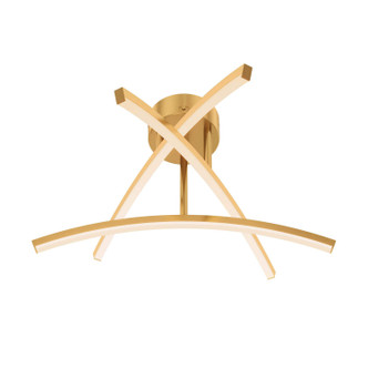 Dals - W3FM-CC-GD - Three Light Flush Mount - Sway - GD