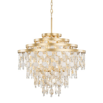 Varaluz - 377C10FG - Ten Light Chandelier - Kalani - French Gold