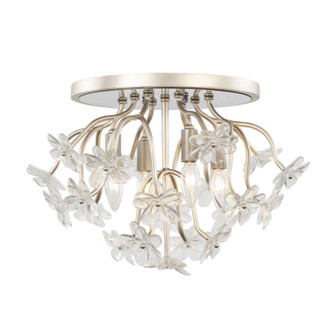 Wildflower Four Light Semi-Flush Mount (378S04GDAR)