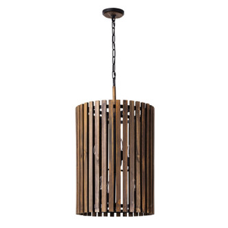 Suratto Six Light Foyer Pendant (387F06MBW)