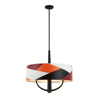 Patchwork Four Light Pendant (501P04BLSB)