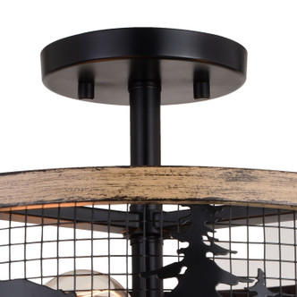Kodiak Three Light Semi-Flush Mount (C0263)