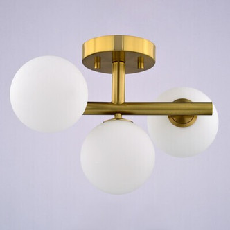 Graham Three Light Semi-Flush Mount (C0318)