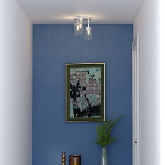 Park Ridge Three Light Flush Mount (C0327)