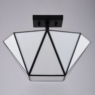 Burnett Two Light Semi-Flush Mount (C0330)