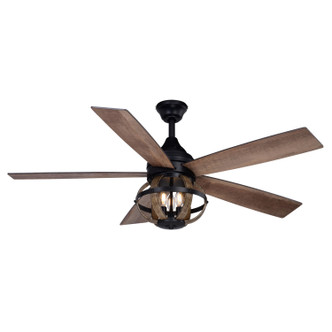 Vaxcel - F0114 - 52Ceiling Fan - Huron - Black and Burnished Teak