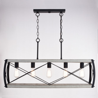 Montclare Five Light Linear Chandelier (H0263)