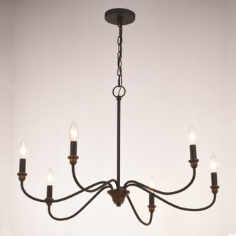Annabelle Six Light Chandelier (H0265)