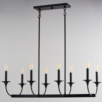 Durham Eight Light Linear Chandelier (H0315)