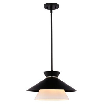 Vaxcel - P0440 - One Light Pendant - Loomis - Matte Black