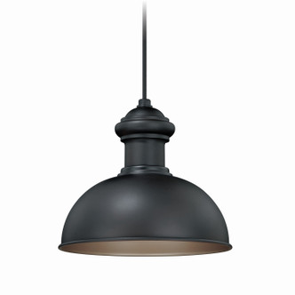 Vaxcel - T0152 - One Light Outdoor Pendant - Franklin - Oil Burnished Bronze and Light Gold