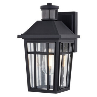 Vaxcel - T0781 - One Light Outdoor Motion Sensor Wall Light - Garfield Park - Textured Black