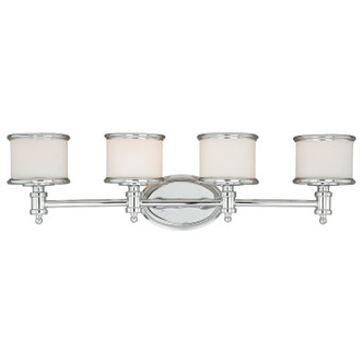 Vaxcel - W0149 - Four Light Vanity - Carlisle - Chrome