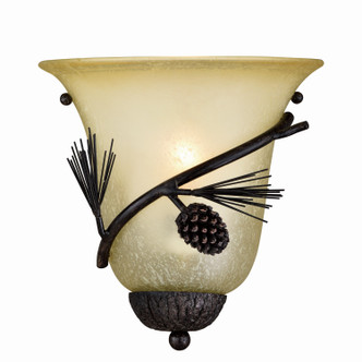 Vaxcel - W0266 - One Light Wall Sconce - Sierra - Black Walnut