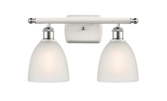 Innovations - 516-2W-WPC-G381-LED - LED Bath Vanity - Ballston - White Polished Chrome