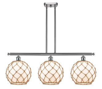 manufacturer_finish:Brushed Satin Nickel|manufacturer_glass:Matte White Glass with Brown Rope|light_output:220.00lm|color_temperature:2200K|cri:99