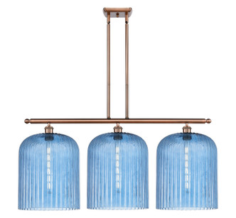 Innovations - 516-3I-AC-G559-12BL - Three Light Island Pendant - Ballston - Antique Copper