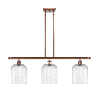 Innovations - 516-3I-AC-G559-8CL - Three Light Island Pendant - Ballston - Antique Copper
