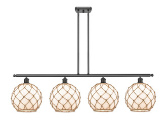 manufacturer_finish:Oil Rubbed Bronze|manufacturer_glass:Matte White Large Farmhouse Glass with Brown Rope|light_output:220.00lm|color_temperature:2200K|cri:99