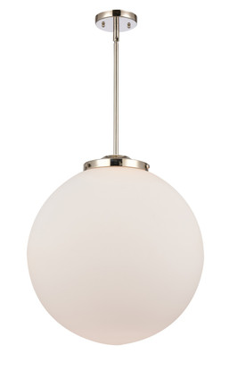 manufacturer_finish:Polished Nickel|manufacturer_glass:Matte White|light_output:220.00lm|color_temperature:2200K|cri:99
