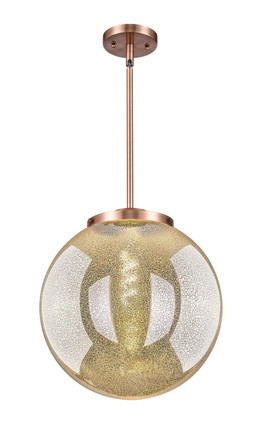 Innovations - 221-1S-AC-G208-14 - One Light Pendant - Essex - Antique Copper