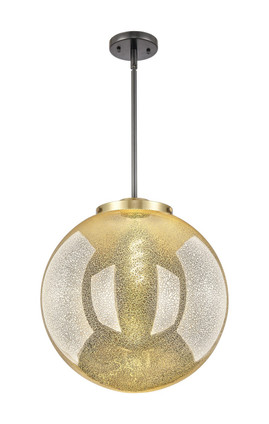 Innovations - 221-1S-BAB-G208-16 - One Light Pendant - Essex - Black Antique Brass