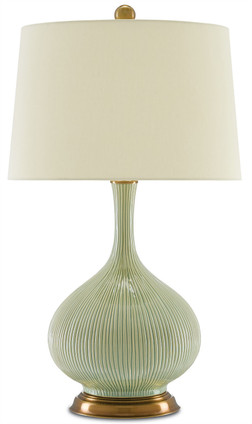 Cait Green Table Lamp One Light Table Lamp (6000-0218)
