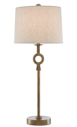 Currey and Company - 6000-0530 - One Light Table Lamp - Germaine Collection - Antique Brass