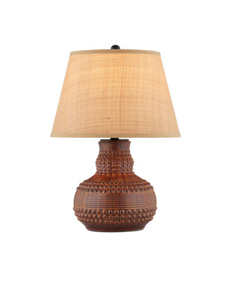 Currey and Company - 6000-0942 - One Light Table Lamp - Atamo - Dark Brown