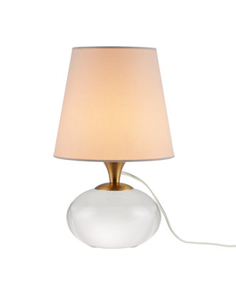 Currey and Company - 6000-0970 - One Light Table Lamp - Diantha Table Lamp - Clear / Antique Brass