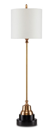 Messenger Brass Table Lamp One Light Table Lamp (6472)