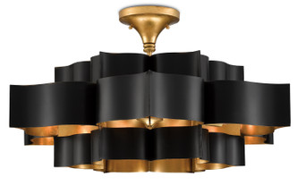 Grand Lotus Six Light Chandelier (9000-0429)