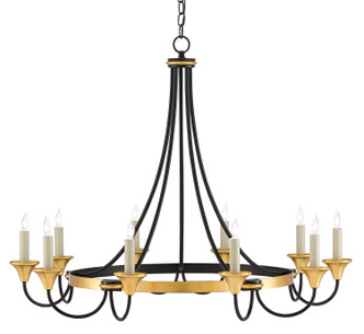 Hanlon Chandelier Ten Light Chandelier (9000-0474)