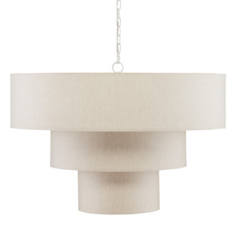 Livello White Chandelier Nine Light Chandelier (9000-0866)