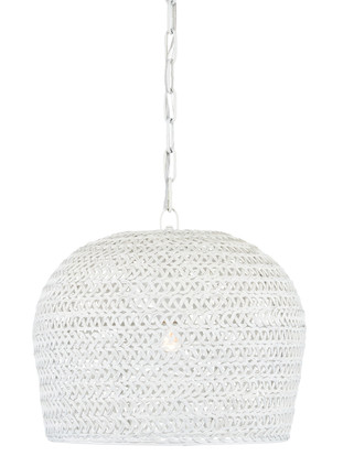 Currey and Company - 9000-0870 - One Light Chandelier - Piero Collection - White