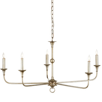 Currey and Company - 9000-0933 - Five Light Chandelier - Nottaway - Champagne