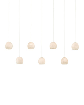 Currey and Company - 9000-1064 - Seven Light Pendant - Lazio Collection - White