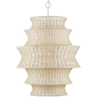 Currey and Company - 9000-1083 - Nine Light Chandelier - Phebe - Bleached Natural/Vanilla