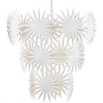 Currey and Company - 9000-1114 - 13 Light Chandelier - Bismarkia Collection - Gesso White