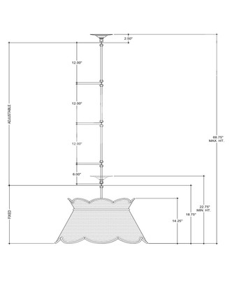 Annabelle One Light Pendant (9000-1115)