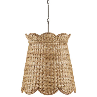 Currey and Company - 9000-1116 - One Light Pendant - Annabelle - Natural/Molé Black
