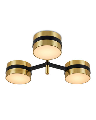 Heybrook Three Light Semi-Flush Mount (9000-1171)
