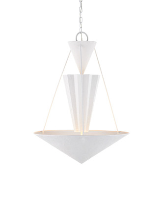 Currey and Company - 9000-1223 - One Light Chandelier - Empyrean Collection - Yeso Blanco